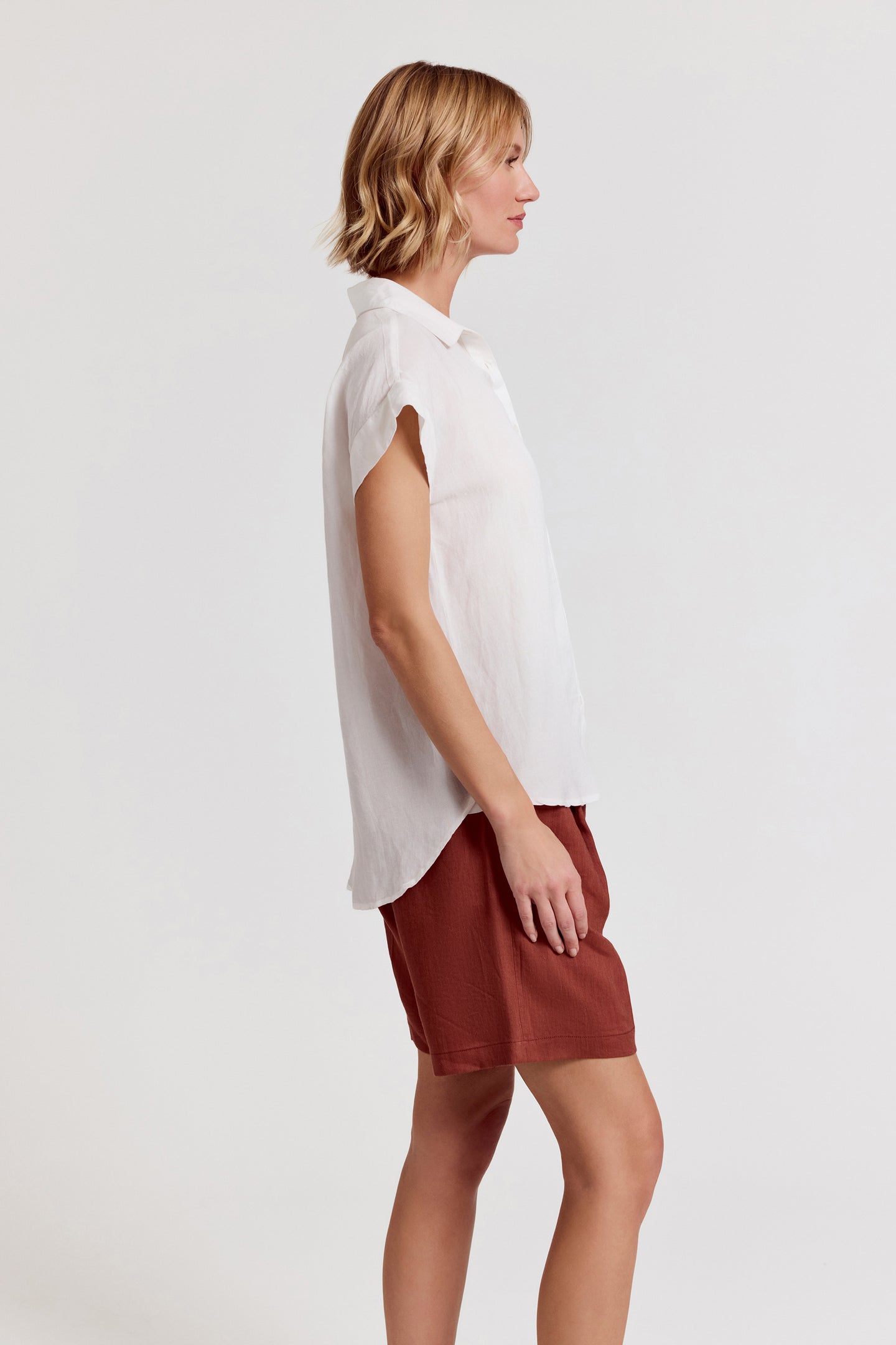 The Short Sleeve Boyfriend Shirt