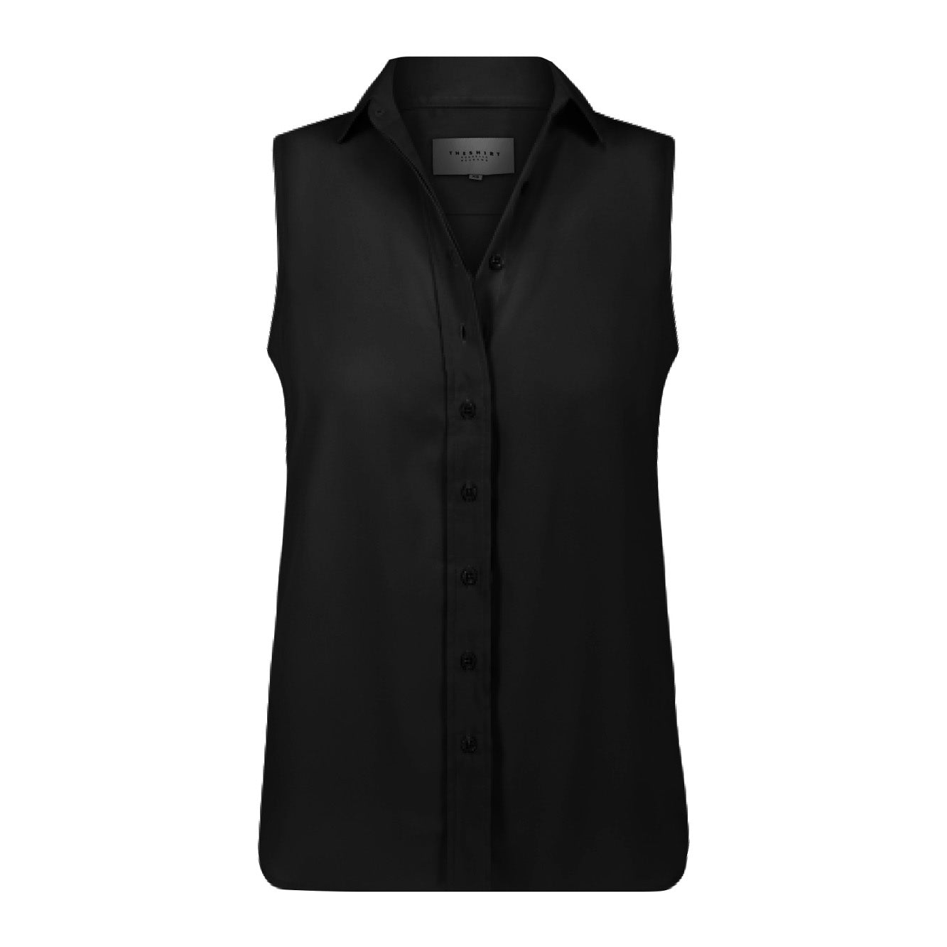 The Shirt by Rochelle Behrens - The Signature Sleeveless Shirt - Black
