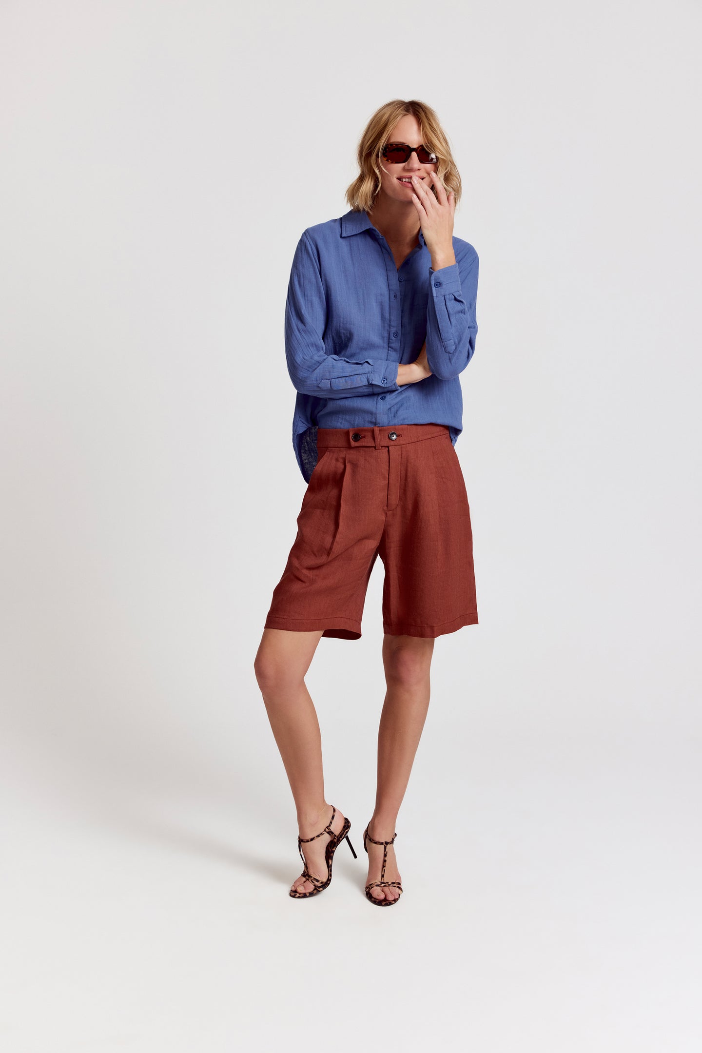 The Super Relaxed Boyfriend Shirt in Gauze