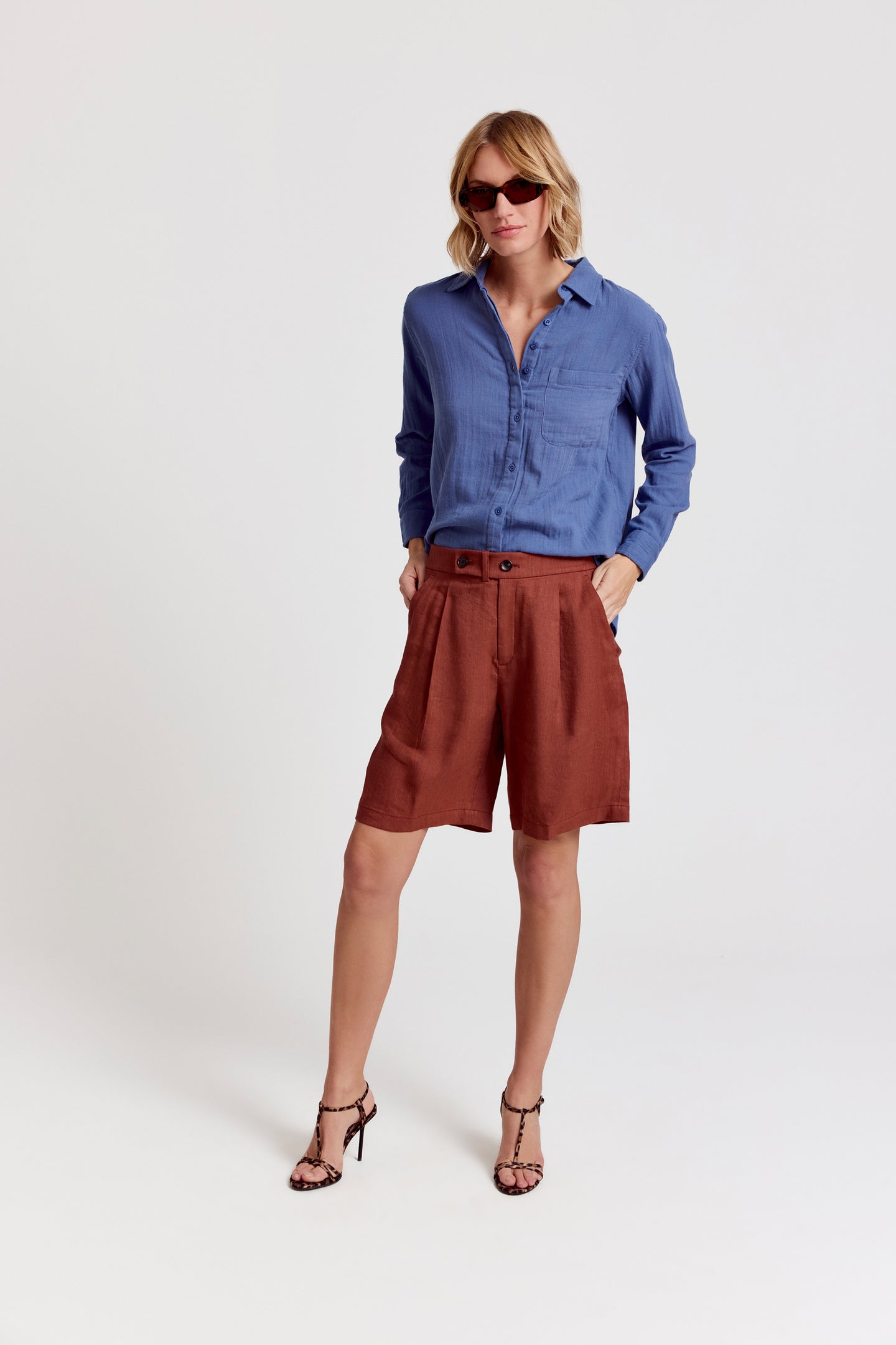 The Super Relaxed Boyfriend Shirt in Gauze