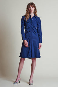 The Ruched Shirtdress