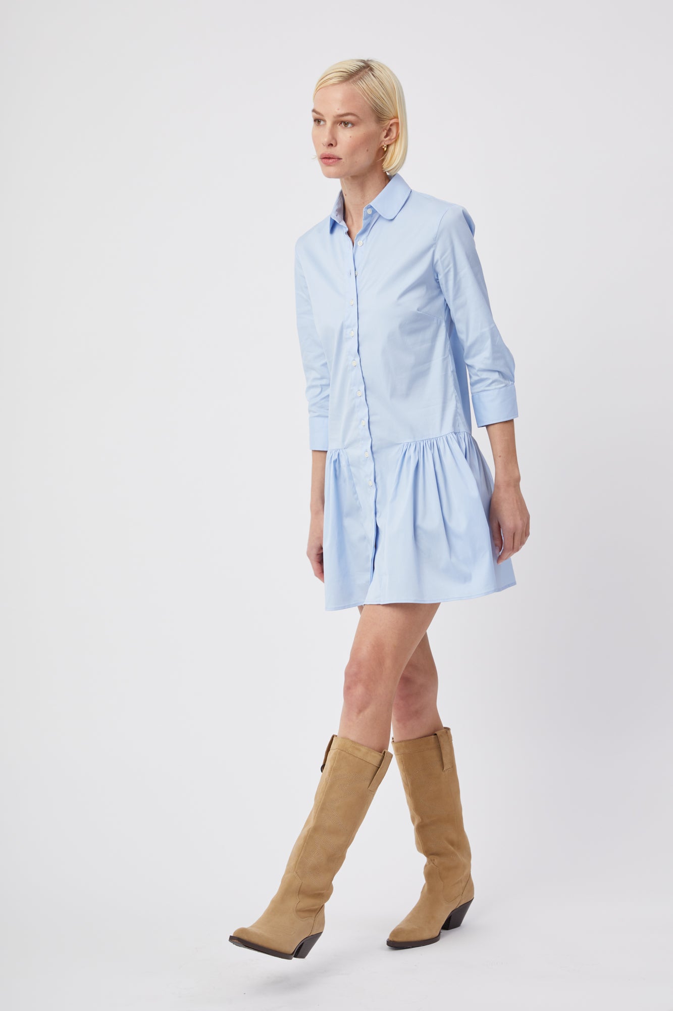 The Drop Waist Shirt Dress