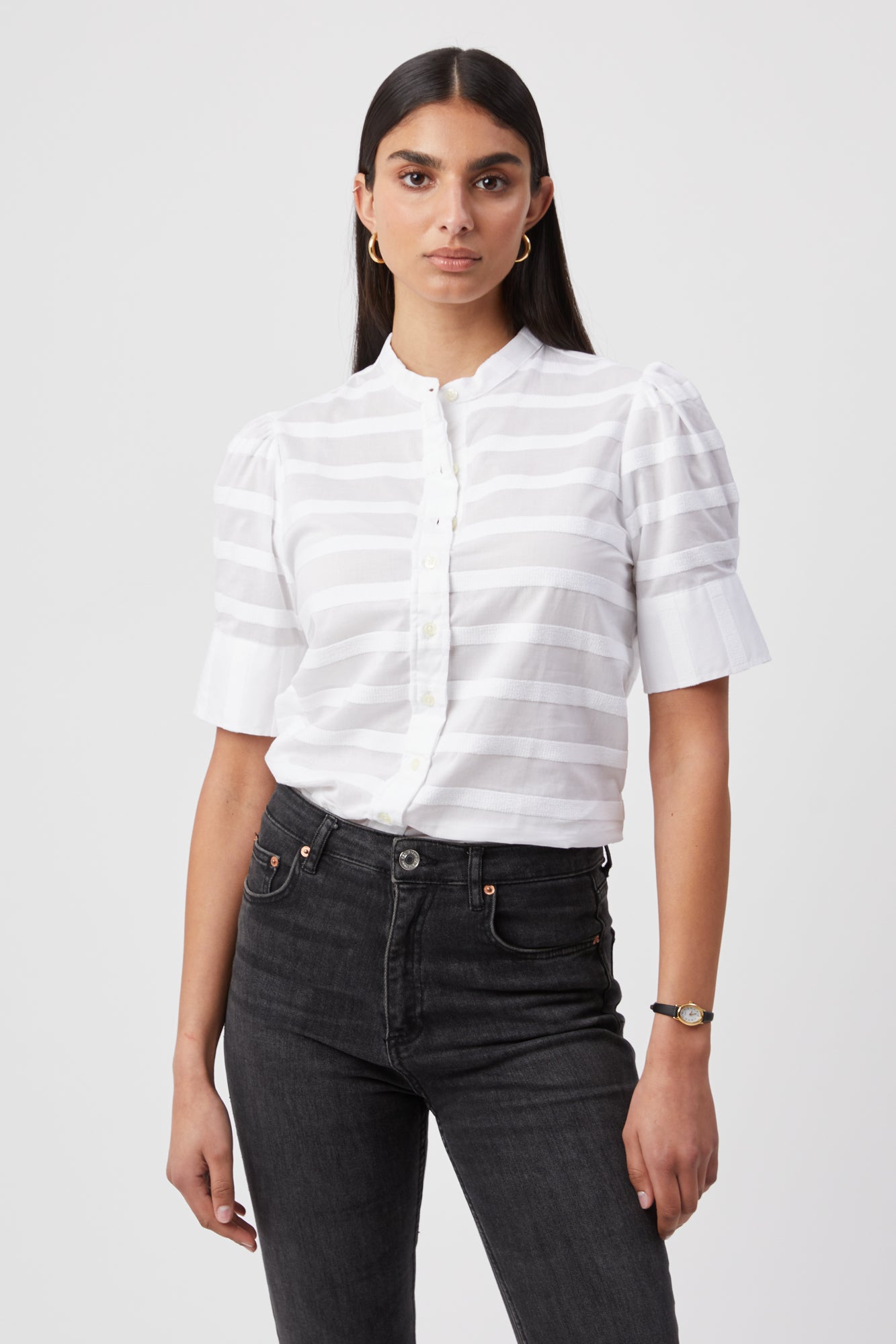 The Shirt by Rochelle Behrens - The Short Sleeve Puffed Shoulder
