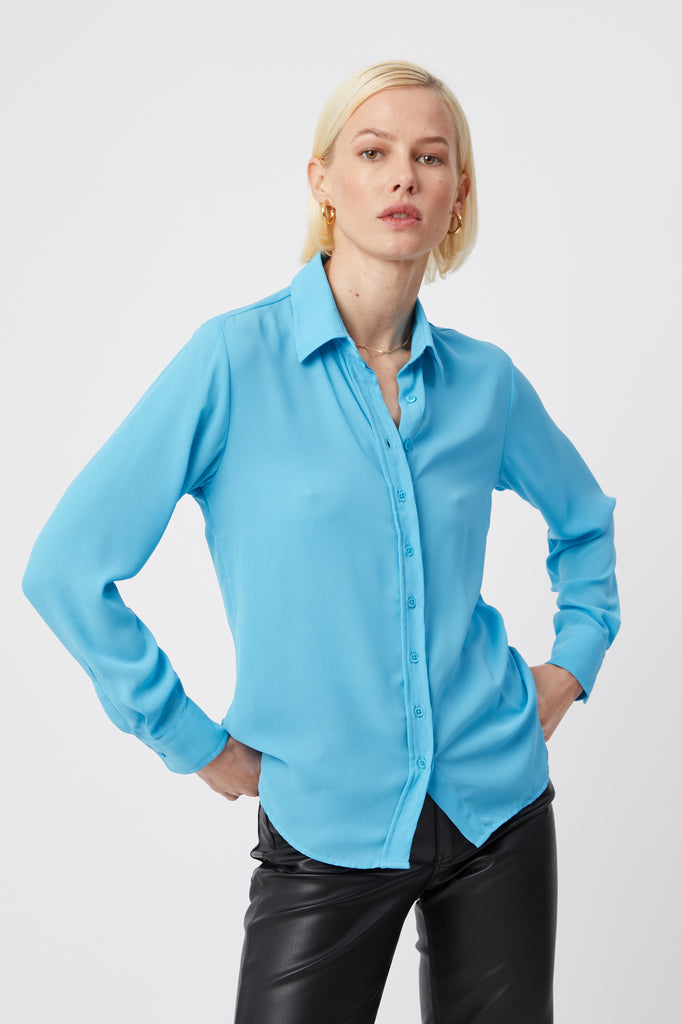 The Shirt by Rochelle Behrens - The Signature Shirt - Turquoise