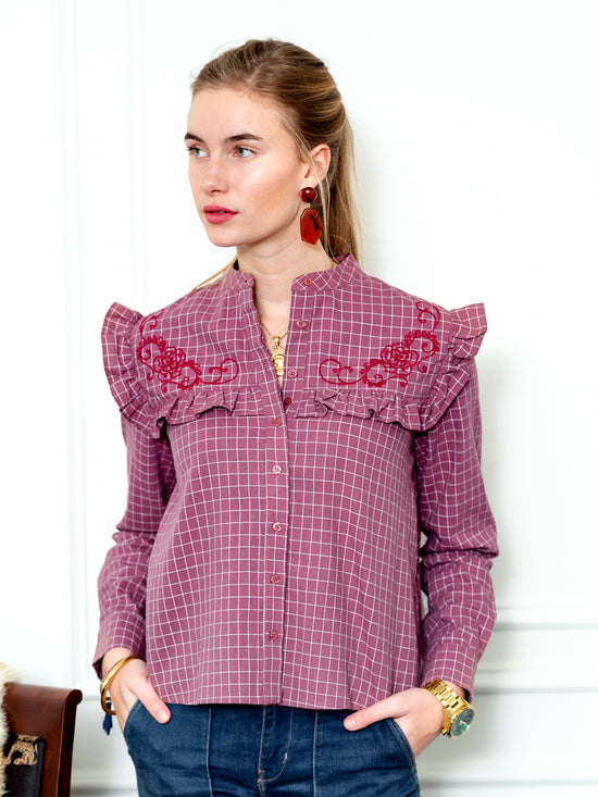 The Trapeze Shirt w/ Embroidery