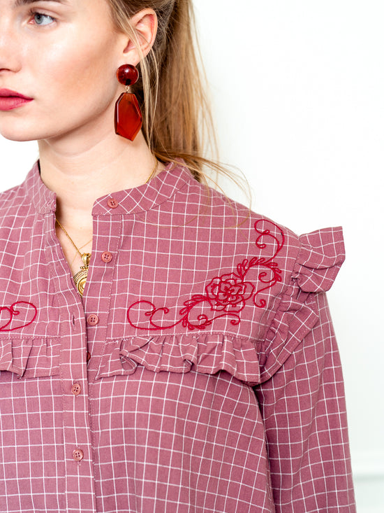 The Trapeze Shirt w/ Embroidery