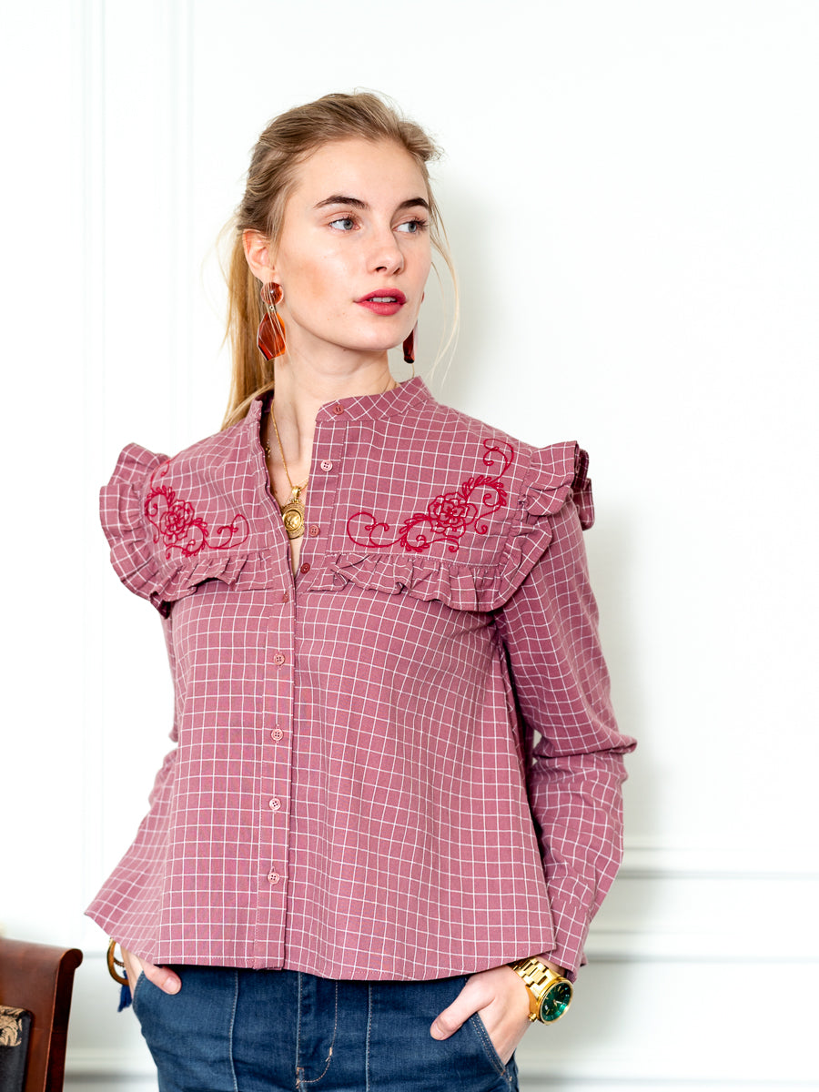 The Trapeze Shirt w/ Embroidery