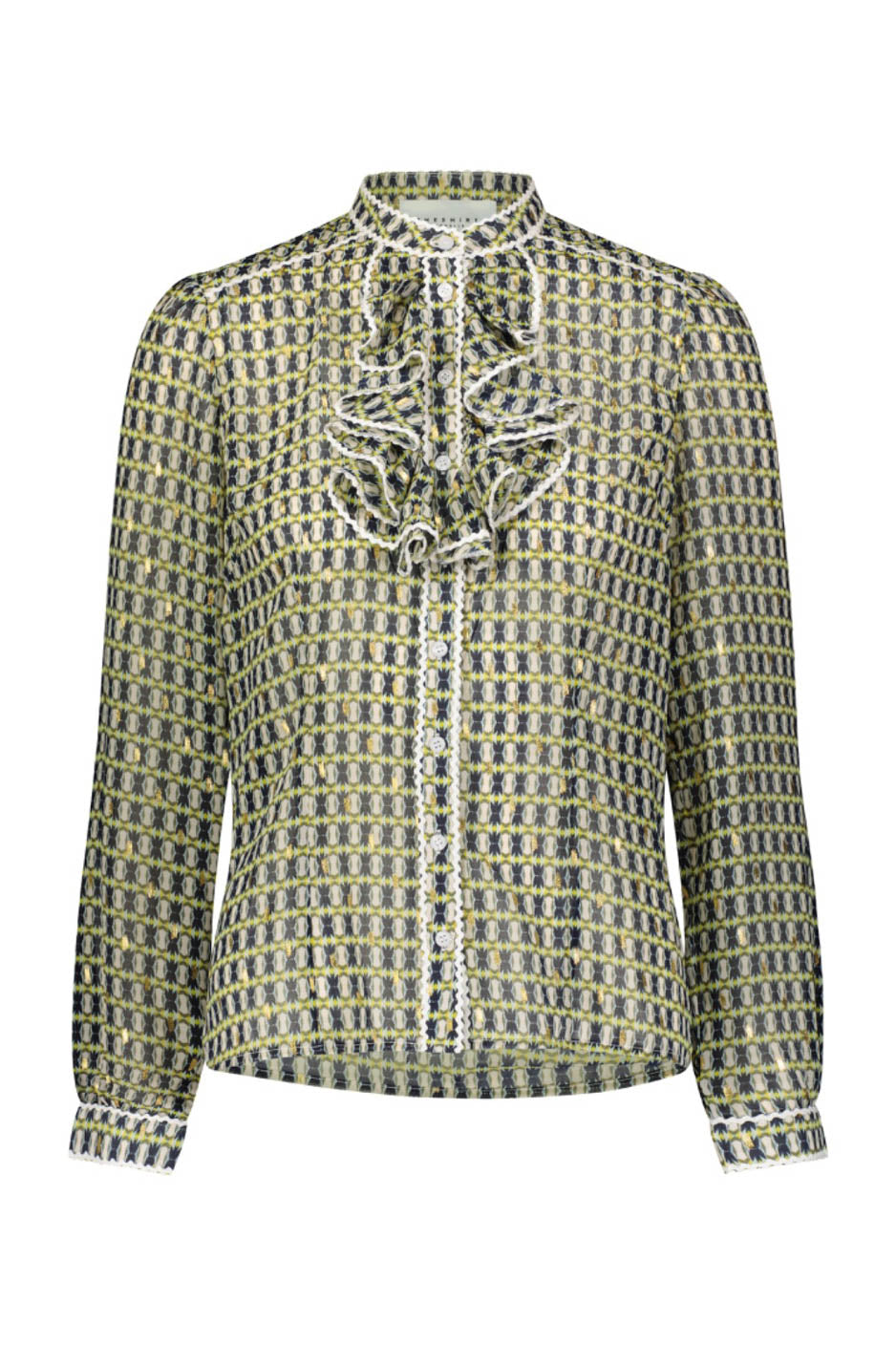 The Ruffled Front Shirt